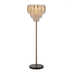 Richmond Vloerlamp Chloe Glas en Antique Brass, 168cm - Goud - ThatLyfeStyle