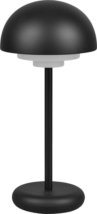 LED Tafellamp Opbaadbare Batterijen - Trion Berna Zwart