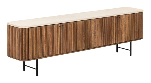 DTP Home TV-meubel Lagoon Teakhout & Mortex, 180cm - Bruin