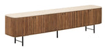 DTP Home TV-meubel Lagoon Teakhout & Mortex, 220cm - Naturel