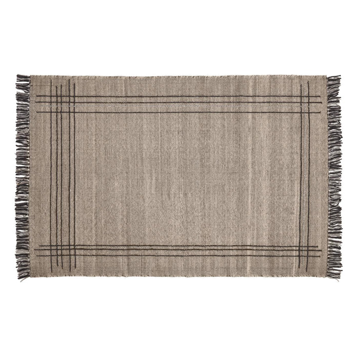 Kave Home Vloerkleed Eneo Wol, 160 x 230cm - Beige