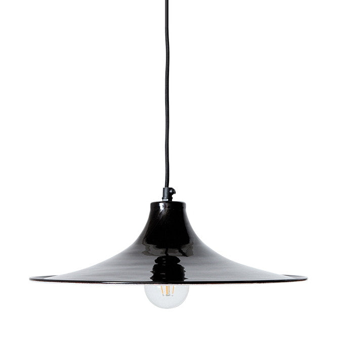 HKliving Hanglamp Pavilion Ø37cm - Zwart