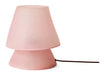 HKliving Tafellamp Glassfiber 28cm - Roze