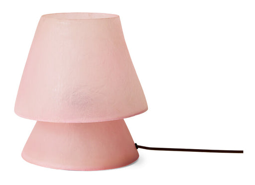 HKliving Tafellamp Glassfiber 28cm - Roze