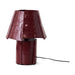 HKliving Tafellamp Cotton Maché 41cm - Bordeaux