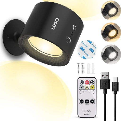 LUSQ® - LED Wandlamp Oplaadbaar - USB