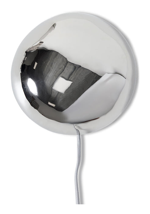 HKliving Wandlamp Orb 19cm - Chroom
