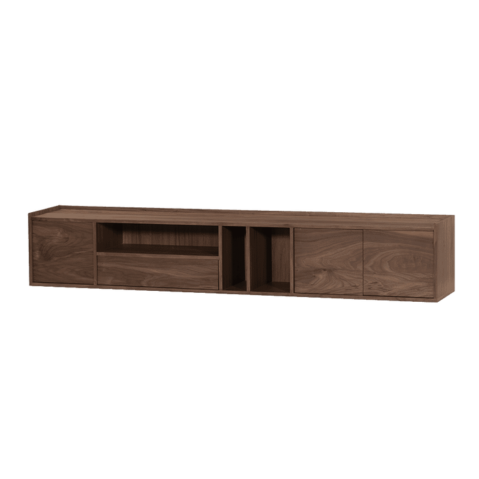 Tower Living Zwevend TV-Meubel Levanto Walnoot, 210cm