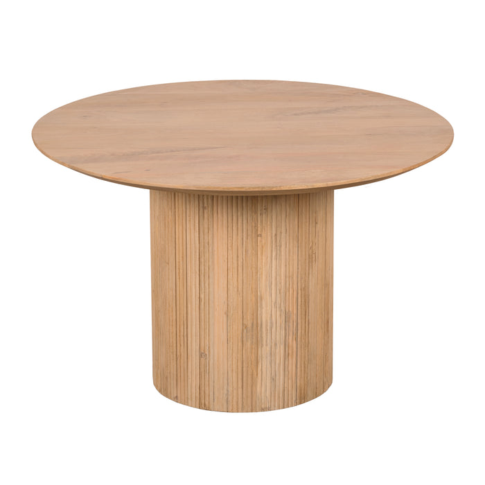Lewis & Loft Lynn Ronde Eettafel Ø 120 cm - FSC®-gecertificeerd mangohout - Naturel