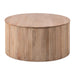 Lewis & Loft Salontafel Lonne - FSC® mangohout - Met opbergruimte - ⌀70 cm - Naturel