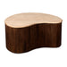 Lewis & Loft Salontafel Lena - Organische vorm - Maat L - FSC®-gecertificeerd mangohout - Bruin