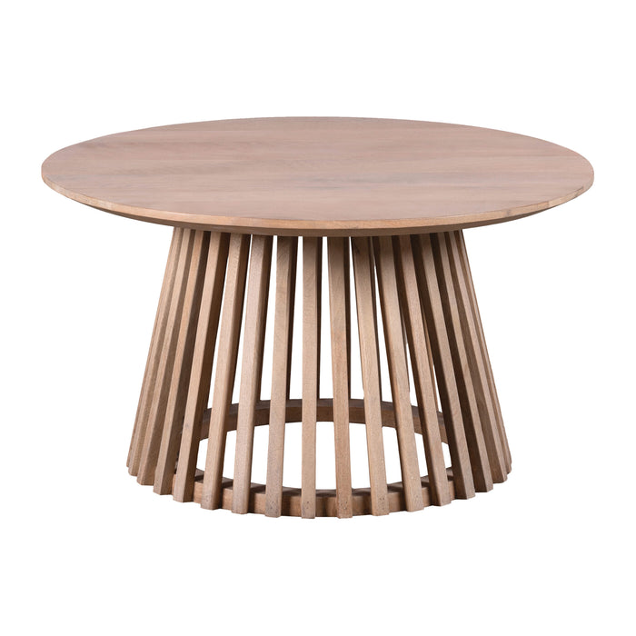 Lewis & Loft Salontafel Levi - FSC® mangohout - Rond 70 - Naturel