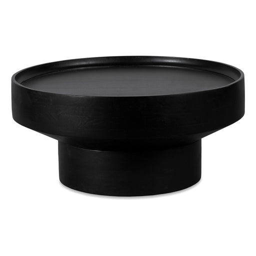 Lewis & Loft Salontafel Luus - FSC® mangohout - Rond ⌀80- Zwart