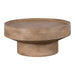 Lewis & Loft Salontafel Luus - FSC®-gecertificeerd mangohout - Rond ⌀80 cm - Mat bruin