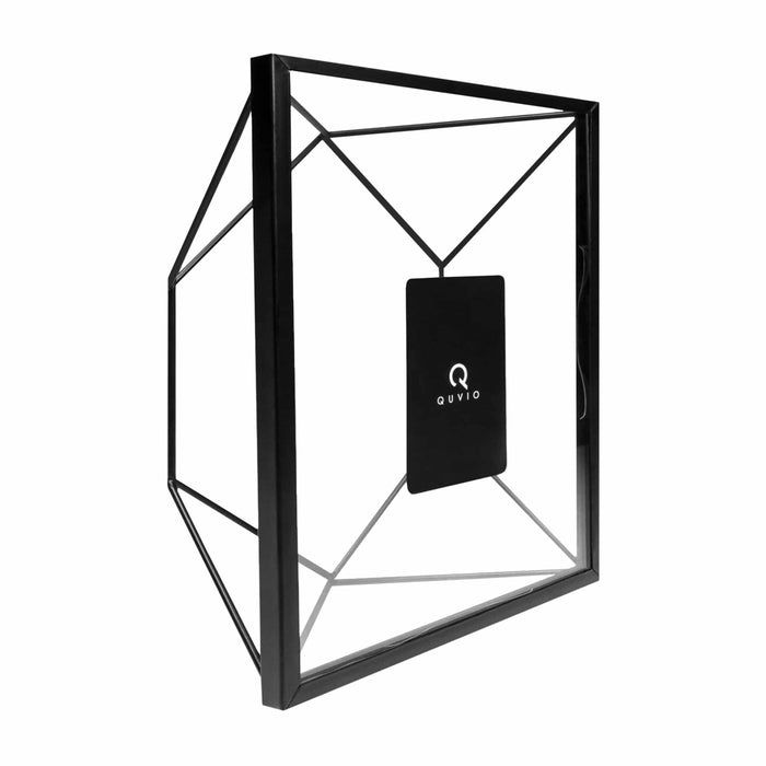 QUVIO Fotolijst - 6,5 x 15 x 20,5 cm - Hexagon - Zwart