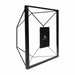QUVIO Fotolijst - Hexagon - 8 x 17,5 x 23 cm - Zwart