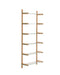 Kave Home Wandrek Sitra Eikenhout en glas, 202 x 90cm - Bruin