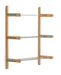 Kave Home Wandrek Sitra Eikenhout en glas, 98 x 90cm - Bruin