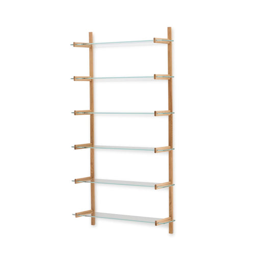 Kave Home Wandrek Sitra Eikenhout en glas, 202 x 110cm - Naturel