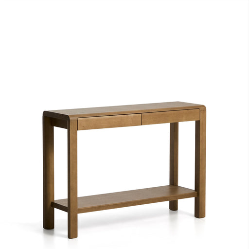 Kave Home Sidetable Arelida Eiken, 112cm - Bruin