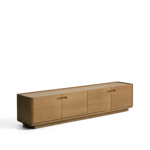 Kave Home TV-meubel Arelida Eiken, 200cm - Bruin - ThatLyfeStyle