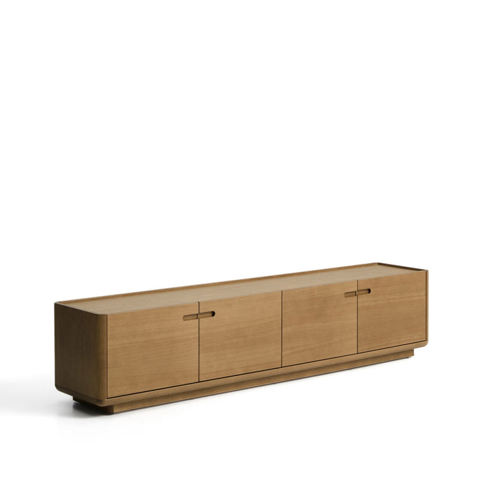 Kave Home TV-meubel Arelida Eiken, 200cm - Bruin - ThatLyfeStyle