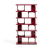 Kave Home Wandkast Aduma MDF, 187 x 100cm - Granaatrood