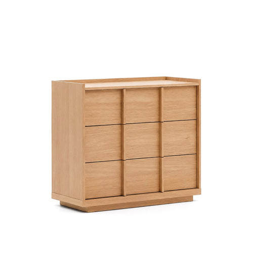 Kave Home Ladekast Onix Eiken, 78 x 100cm - Naturel