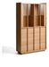 Kave Home Vitrinekast Onix Eiken, 100 x 170cm - Naturel