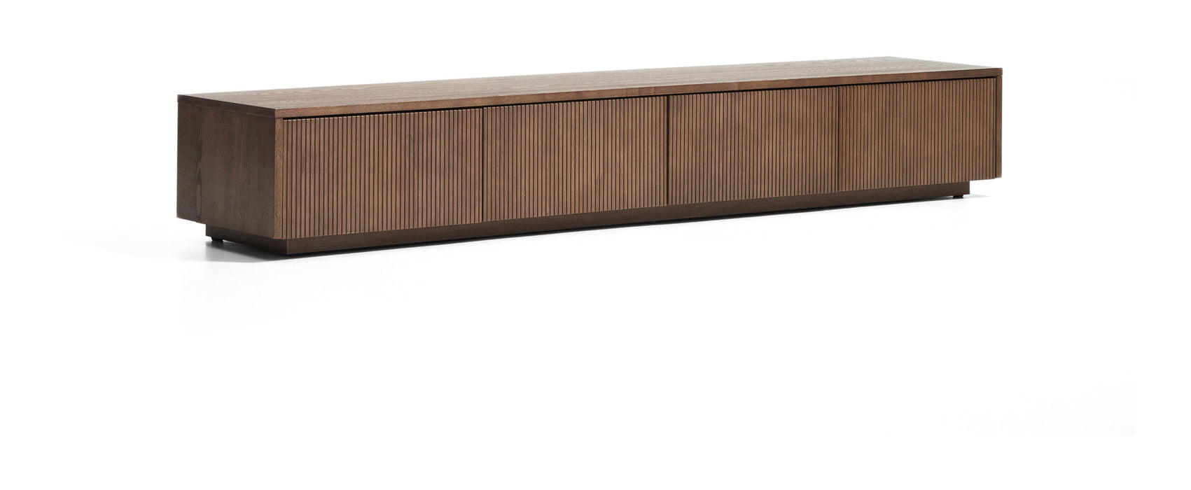 Kave Home TV-meubel Helvine Eiken, 200cm - Bruin