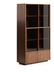 Kave Home Vitrinekast Helvine Essen en glas, 174 x 100cm - Bruin