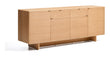 Kave Home Dressoir Norlen Eikenfineer, 195cm - NATUREL