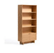 Kave Home Boekenkast Norlen Eikenfineer, 190 x 90cm - Naturel eiken