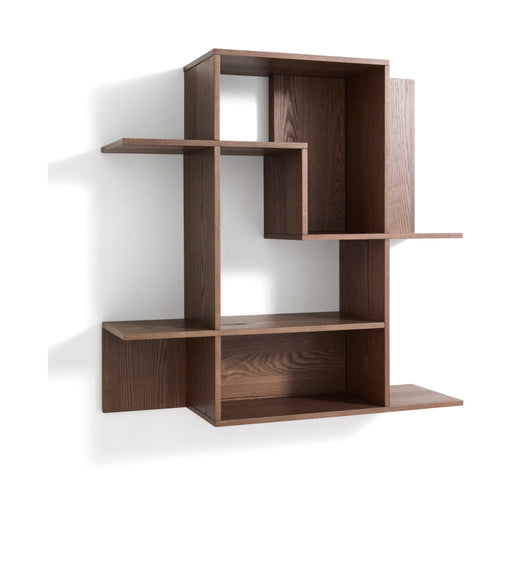 Kave Home Modulair Wandrek Ina Essen, 80 x 80cm - Walnoot