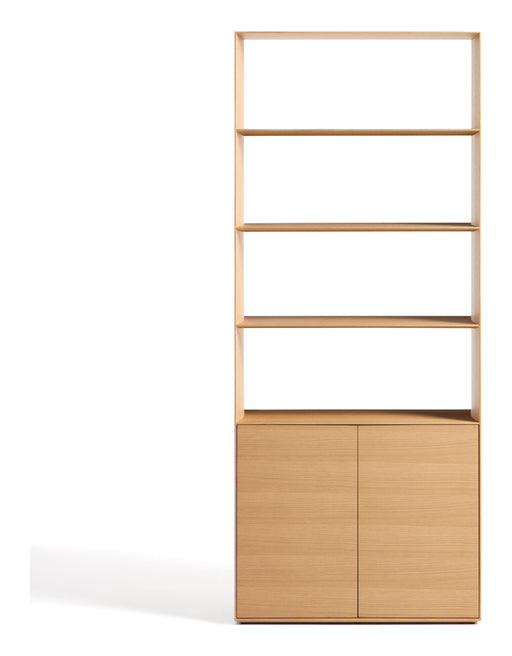 Kave Home Opbergkast Visala Eiken, 209 x 90cm - Naturel