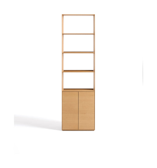 Kave Home Opbergkast Visala Eiken, 209 x 60cm - Licht Bruin