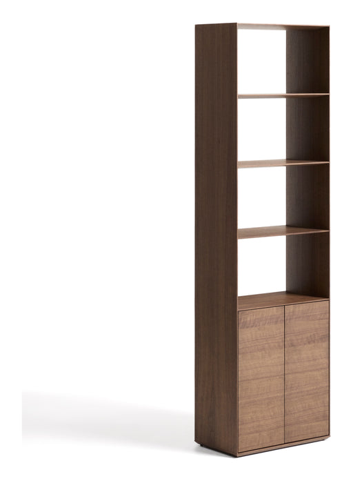 Kave Home Opbergkast Visala Walnoot, 209 x 60cm - Donkerbruin