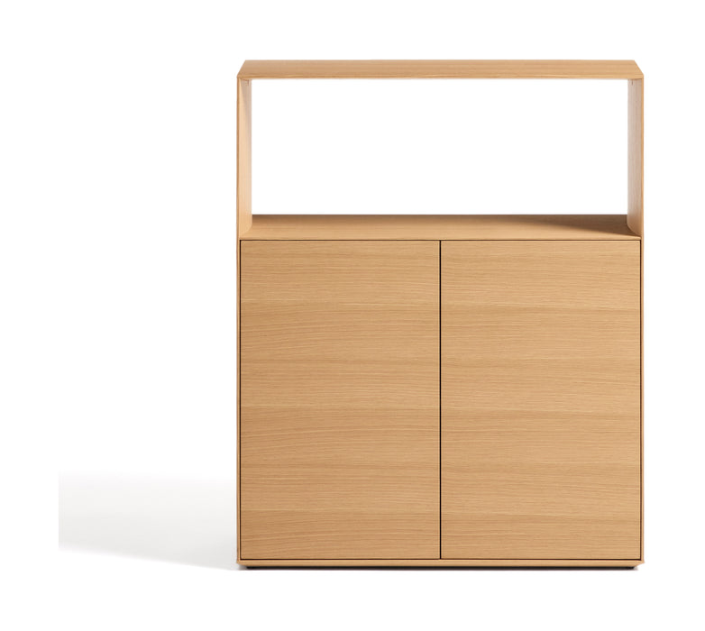 Kave Home Opbergkast Visala Eiken, 106 x 90cm - Naturel Eiken