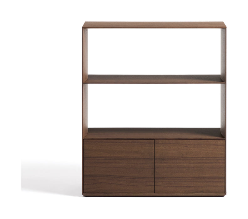 Kave Home Opbergkast Visala Walnoot, 105 x 60cm - Donkerbruin