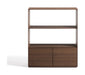 Kave Home Opbergkast Visala Walnoot, 105 x 60cm - Donkerbruin