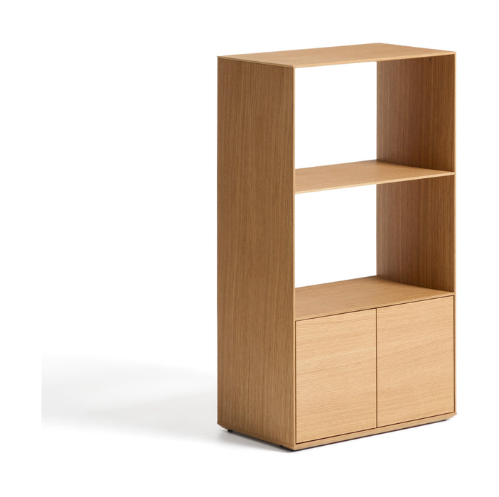 Kave Home Opbergkast Visala Eiken, 106 x 60cm - Naturel Eiken