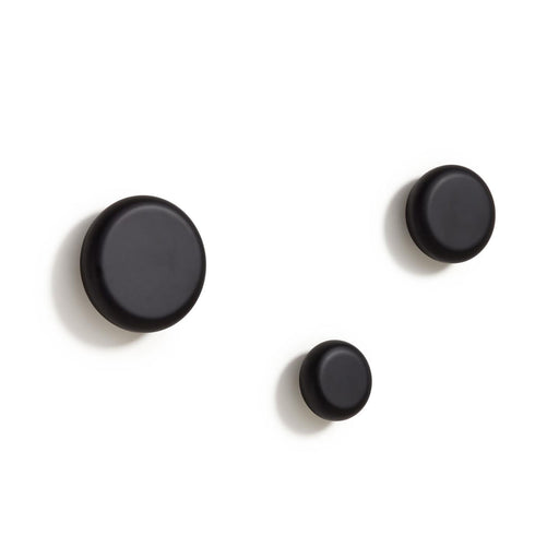 Kave Home Kapstokhaak Nadua Set van 3 stuks - Zwart - ThatLyfeStyle