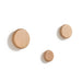Kave Home Kapstokhaak Nadue Set van 3 stuks - Naturel