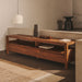 Kave Home TV-meubel Sashi Teakhout, 200cm - Bruin