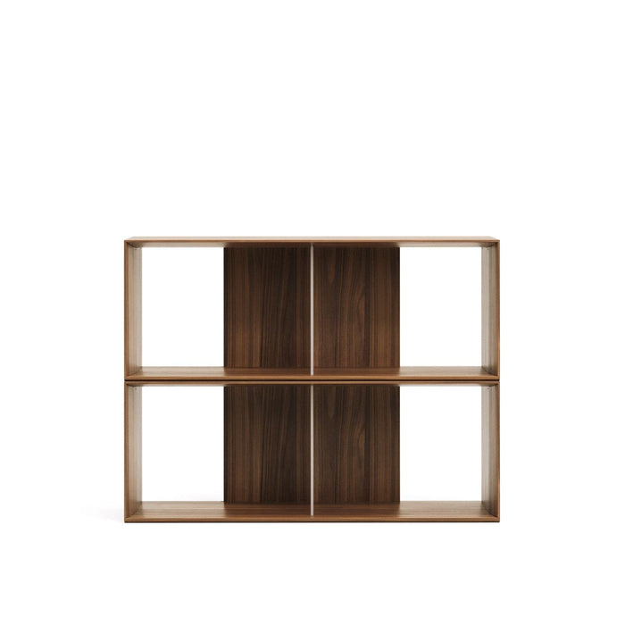 Kave Home Modulair Wandrek Litto Walnoot, 76 x 101cm