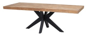 DTP Home Eettafel Newton Teakhout - Bruin, Zwart