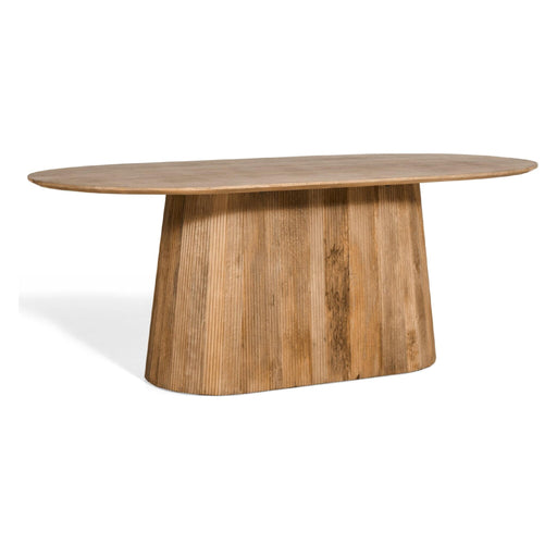 Nest of Nora Ovale eettafel Nala - mangohout 180 cm - Lichtbruin