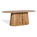 Nest of Nora Ovale eettafel Nala - mangohout 180 cm - Lichtbruin