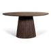Nest of Nora Ronde mangohouten eettafel Nala - Ø150 cm - Donkerbruin