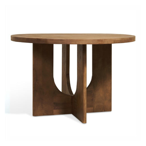 Nest of Nora Ronde eettafel Jona - mangohout Ø150 cm - Bruin